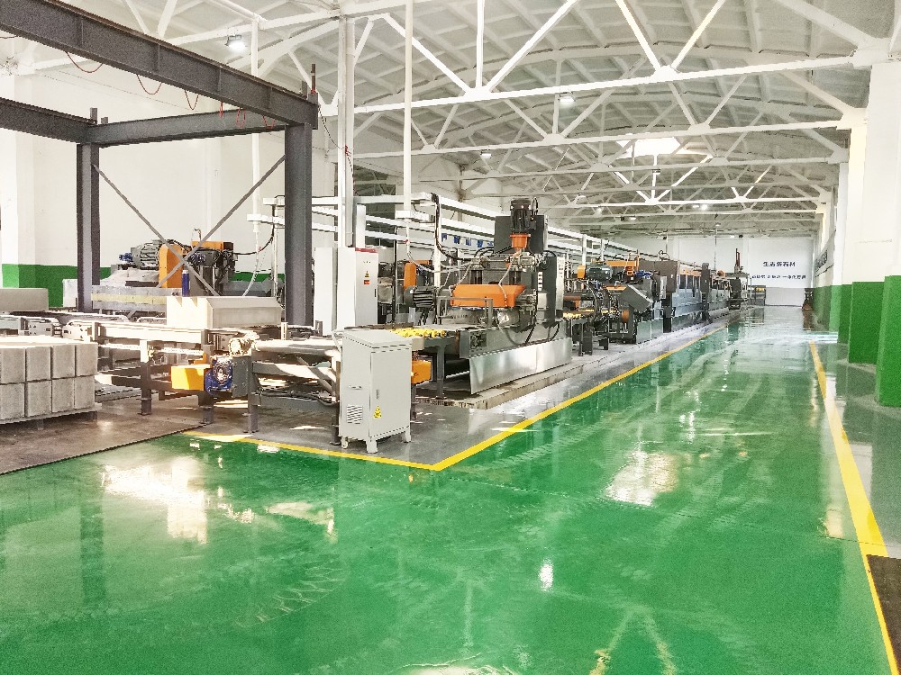 雙線(xiàn)PC仿石磚定厚拋光線(xiàn)